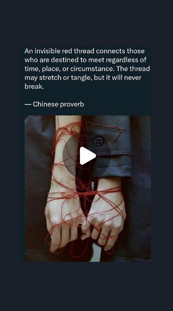 An Invisible Thread, Love Is The Greatest, Invisible Thread, Chinese Proverbs, The Greatest Gift, Love Someone, Loving Someone, Dark Academia, Make You Smile