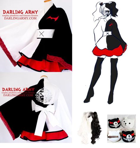 (a/n: my mind has been fucked up with mastermind like plans ever sinc… #fanfiction # Fan-Fiction # amreading # books # wattpad Monokuma Cosplay, Danganronpa Cosplay, Designer Sketches, Anime Inspired Outfits, Cosplay Tips, Kawaii Fashion Outfits, Anime Dress, Dress Designer, Fashion Design Drawings