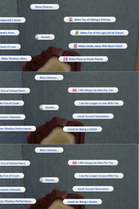 I have added about 100 social interactions in the game. Sims 4 Mean Interactions, Ts4 Interaction Mods, Sims 4 Interactions Cc, Sims 4 Mega Interactions Mod, Mega Interactions Sims 4, Sims 4 Social Interactions, Urban Social Interaction Sims 4, Sims 4 Storyline Mods, Sims 4 More Interactions Mod