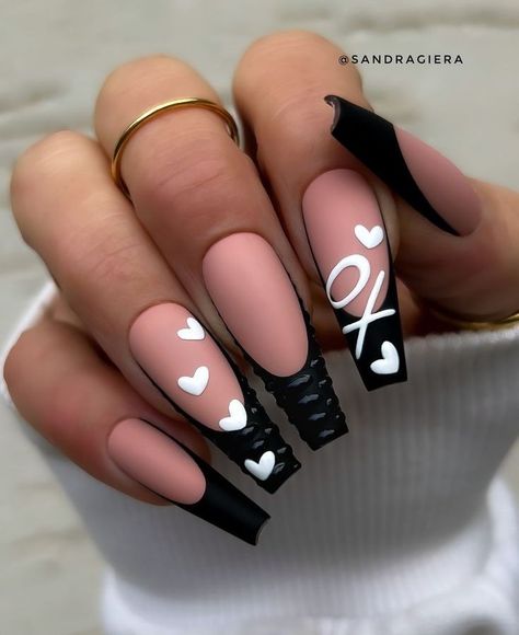 Fancy Nails Designs, Dope Nail Designs, Short Acrylic, Unique Acrylic Nails, Acrylic Nails Coffin Short, Hot Nails, Heart Nails, Coffin Nails Designs, Pretty Acrylic Nails