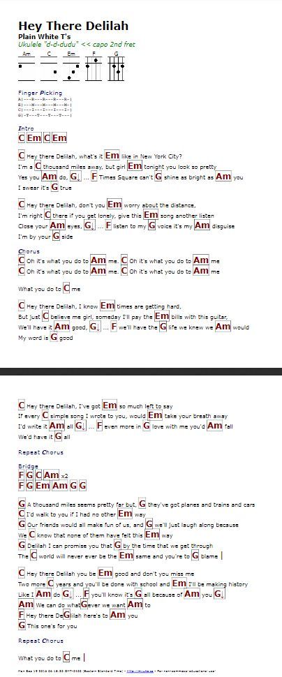 Hey There Delilah (Plain White T's) - http://myuke.ca Ukalalee Chords, Uke Boy, Bored Activities, Akordy Na Ukulele, Hey There Delilah, Ukelele Chords Ukulele Songs, Ukulele Song, Ukulele Tuning, Easy Ukulele Songs