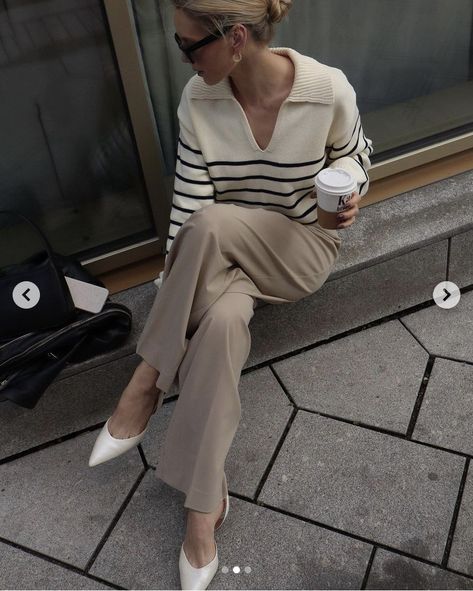 Sleek Style Classy, Classy Feminine Outfits Summer, Casual Neutral Outfits, French Style Outfits, Vacation Outfits Women, Minimalist Fashion Women, Dressy Casual Outfits, Classic Style Outfits, Paris Outfits