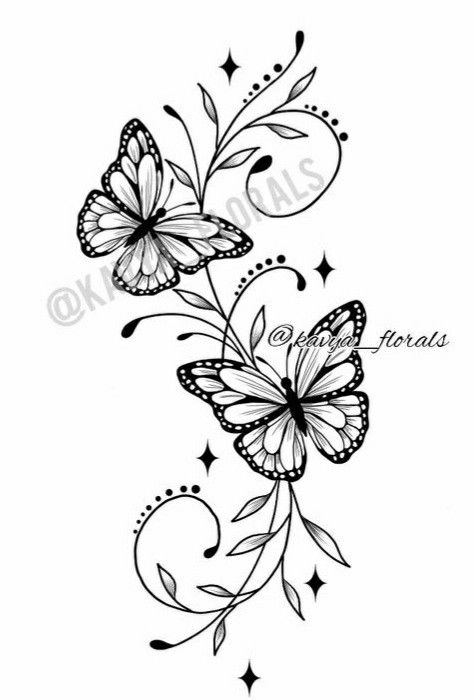 Butterfly And Arrow Tattoo, Butterfly With Swirls Tattoo, Small Tattoos For Women Forearm, Feather And Butterfly Tattoos For Women, Butterflies Flowers Tattoo, Cherry Blossom Butterfly Tattoo, Colour Butterfly Tattoo, Half Butterfly Half Flower Tattoo, Flower And Butterfly Tattoo