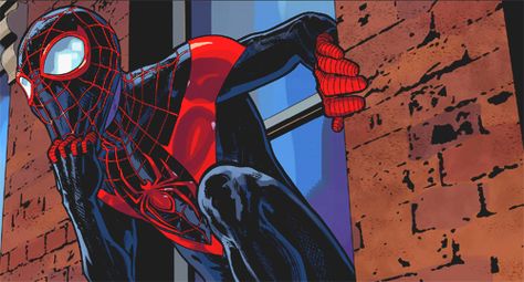 Miles Morales Suiting Up Miles Morales Comic, David Marquez, Ultimate Spider Man, Miles Morales Spiderman, Miles Morales, R C, A R, The Good, Spiderman