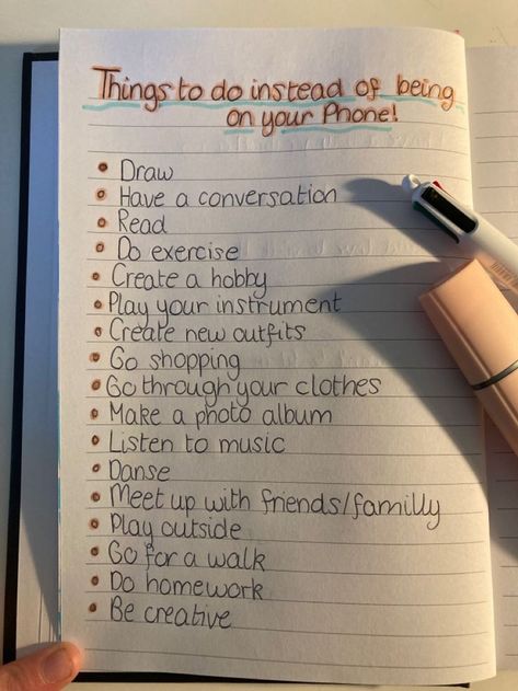 Bored Jar, Daily List, Journal Inspiration Writing, Bullet Journal Ideas Templates, Bullet Journal Mood Tracker Ideas, Bulletin Journal Ideas, What To Do When Bored, Sleepover Things To Do, Productive Things To Do