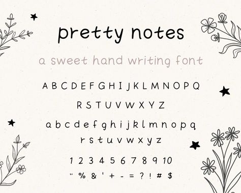 50+ handwritten fonts to help you take beautiful notes in#doodlefonts #handdrawnletters #creativecalligraphy #fontinspiration #letteringlove Goodnotes Handwriting Font, Handwritten Fonts Alphabet Simple, Cute Font Handwriting, How To Change Your Handwriting Fonts, Fonts Alphabet Handwritten Simple, Pretty Fonts To Write In, Simple Fonts Alphabet Handwriting, Simple Font Alphabet, Aesthetic Designs For Notes