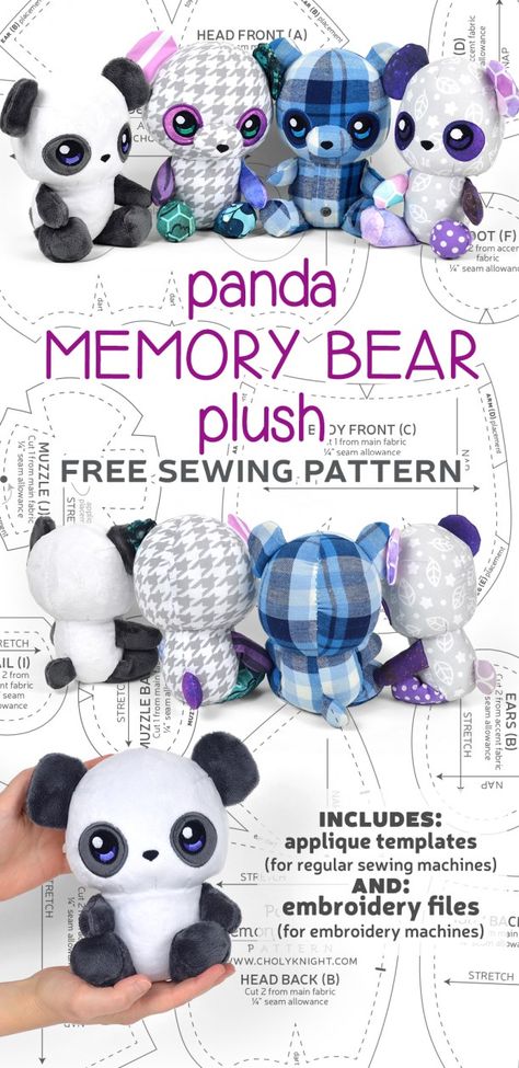 Cricut Plush Animals, Crochet Baby Teddy, Choly Knight, Bear Patterns Sewing, Bear Sewing Pattern, Teddy Bear Patterns Free, Memory Bears Pattern, Bear Patterns Free, Teddy Bear Sewing Pattern