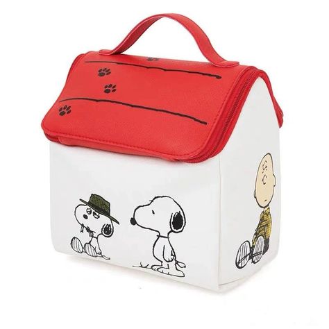 21cm Japanese Magazine Appendix With The Same Snoopy Cartoon House Shape Storage Bag Kawaii Large-capacity Wash Bag Cosmetic Bag - Movies & Tv - AliExpress Snoopy House, Cartoon Makeup, Snoopy Cartoon, Japanese Magazine, Cartoon House, Large Cosmetic Bag, Transparent Bag, Novelty Bags, Pillow Styling