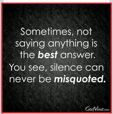 People get tired of being blamed for everything that goes wrong in the universe. There is a such thing as "personal responsibility." After so much of the same, silence is the answer. No drama, no arguing, No hypocrisy, no blaming, no justifying, no one-upping. SILENCE IS GOLDEN. Motivational Reminders, Stay Quiet, Drama Quotes, Care Quotes, A Quote, True Words, Good Advice, Meaningful Quotes, The Words