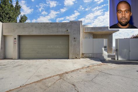 Kanye West's Former Minimalist Hollywood Hills Home Goes Back on the Market for $3.7M Kanye West House, Kanye West Home, Hollywood Hills Homes, Malibu Home, Ocean Front Property, West Home, Hollywood Boulevard, Bachelor Pad, Marthas Vineyard