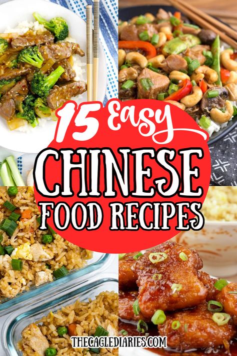 4 Chinese Recipes Baked Honey Sesame Chicken, Easy Chinese Food Recipes, Easy Chinese Chicken Recipes, Instant Pot Chicken Fried Rice, Easy Chinese Food, Broccoli Cashew, Asian Buffet, Chicken And Broccoli Stir Fry, Chinese Dishes Recipes