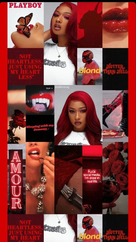 Megan Thee Stallion Homescreen, Meg Thee Stallion Aesthetic Wallpaper, Baddie Vibes Wallpaper, Meagan The Stallion Wallpaper Red, Megan Thee Stallion In Red, Megan Thee Stallion Purple Aesthetic, Pretty Girl Wallpaper, Nicki Minaj Wallpaper, Girl Iphone Wallpaper