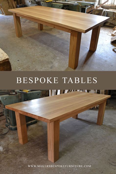 All our dining tables are handmade to order in our workshop on the edge of the Loire Valley, France. We deliver within the UK & France #bespoketable #furnituremaker #france French Oak Kitchen, Boil Lemons, Kitchen Table Oak, Bespoke Dining Table, Loire Valley France, Handmade Chair, Kitchen Tables, Oak Kitchen, Loire Valley