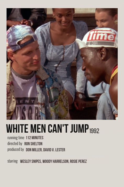 White Men Cant Jump Wallpaper, Wesley Snipes, Minimalist Movie Poster, Trailer Park, Running Time, White Men, Night Time, Made By Me, Movie Poster