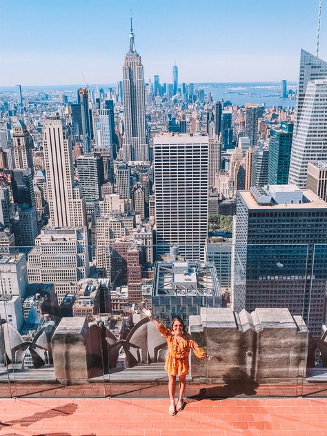 Top Of The Rock Nyc Picture Ideas, New York City Instagram Pictures, City Instagram Pictures, New York City Instagram, Top Of The Rock Nyc, Nyc Photoshoot, Nyc Baby, York Travel, Places In New York