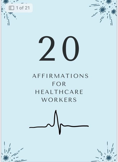 20 positive affirmations card set (digital downloads) for healthcare workers, nurses, nursing students, doctors and other health care workers. Not a physical product. It is in PDF File and is printable. You'll have access to the file once purchase is made. Nurse Affirmations, Positive Affirmation Cards, Care Worker, Healthcare Workers, Jan 17, Affirmation Cards, Nursing Students, Kind Words, Positive Affirmations