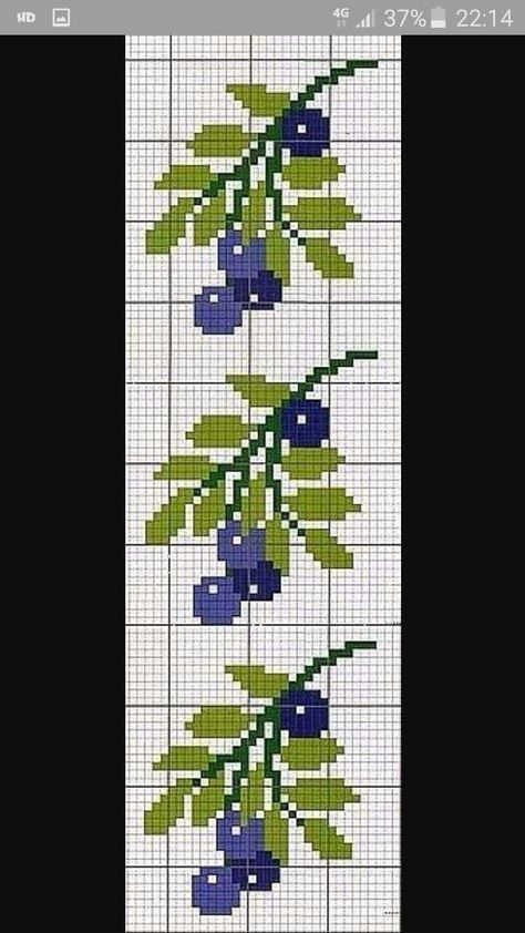 Cross Stitch Fruit, Cross Stitch Kitchen, Fruit Party, Cross Stitch Bookmarks, Cross Stitch Borders, Crochet Tapestry, Fruit Pattern, Free Cross Stitch, Tapestry Crochet