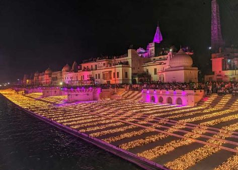 Ayodhya prepares for a Diwali before Diwali Ayodhya Ram Mandir Diwali, Ram Lala Ayodhya, Ayodhya Ram Mandir Video, Ram Mandir Status, Ayodhya Ram Mandir Image, Chath Pooja Image, Ayodhya Ram Mandir, Durga Photo, Ram Temple