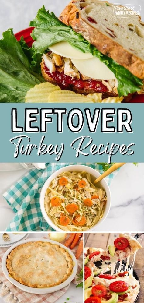 Here we have rounded up the best Leftover Turkey Recipes. It’s the day after Thanksgiving, what do you do with all the leftover turkey? No worries! We have just the recipes for you! Enjoy soup, sandwiches, casseroles, and even pizza that will elevate your turkey leftovers from boring to brilliant. Frozen Turkey Recipes, Best Turkey Pot Pie, Turkey Pot Pie Casserole, Sandwich Melts, Thanksgiving Sandwich, The Best Turkey, Delicious Chicken Breast Recipes, Thanksgiving Leftover Recipes, Turkey Pot