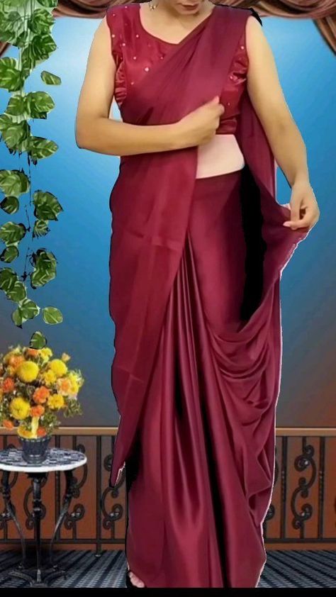 Saree Draping, Half Saree, Saree