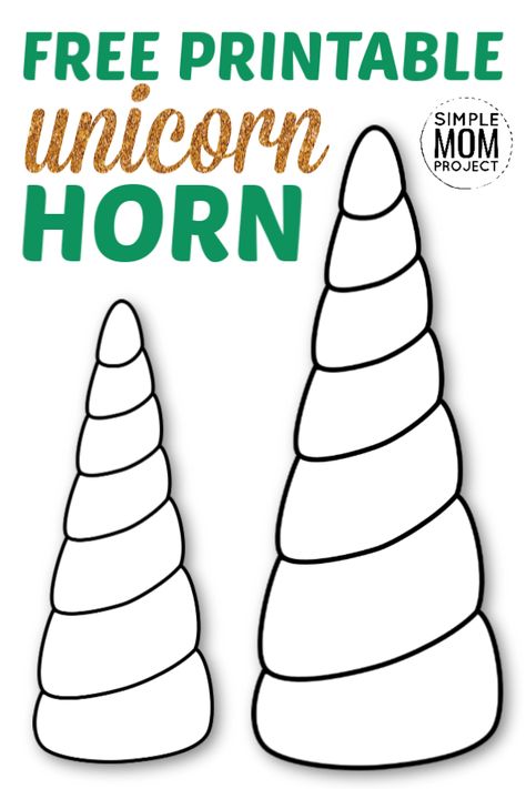 Unicorn Horn Template, Horn Template, Unicorn Birthday Party Ideas Decoration, Unicorn Birthday Party Ideas Diy, Diy Unicorn Horn, Unicorn Birthday Party Food, Unicorn Coloring Sheets, Diy Unicorn Birthday Party, Unicorn Birthday Party Cake