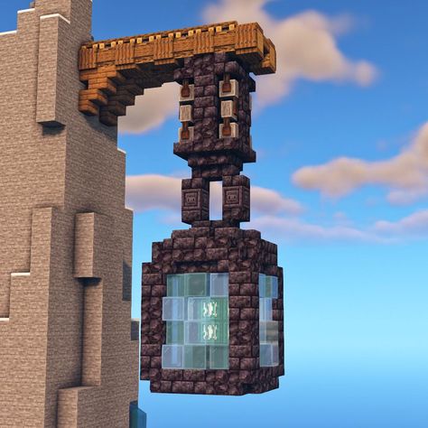 Minecraft Lantern, Minecraft Garden Ideas, Minecraft Garden, Minecraft Comics, Lantern Design, Pocket Edition, Minecraft Builds, Minecraft Projects, Lamp Post