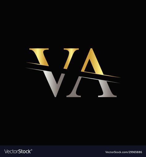 Va Letter Design, V And A Logo, Va Logo Design Letter, A And V Letters Love, Va Logo Design, Av Logo, Va Logo, Freefire Background For Editing, V Logo Design