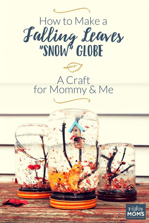 Thanksgiving Snow Globe, Rugrats Birthday Party, Fall Snow, Globe Crafts, Mickey Birthday Party, Diy Snow Globe, Baby In Snow, Homeschool Room, Mickey Birthday