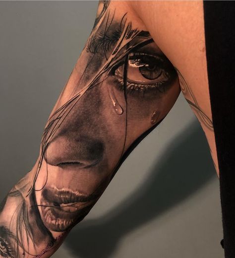 Best Half Sleeve Tattoos, Half Sleeve Tattoos For Men, Be Tattoo, Sleeve Tattoos For Men, Half Sleeve Tattoos, Cool Half Sleeve Tattoos, Girl Face Tattoo, Realistic Tattoo Sleeve, Half Sleeve Tattoos For Guys