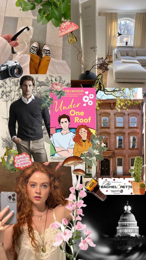 Under One Roof by Ali Hazelwood #underoneroof #alihazelwood #booktok #moodboards #stem Under One Roof Aesthetic, Under One Roof Ali Hazelwood Aesthetic, Love Theoretically Ali Hazelwood Fanart, Ali Hazelwood Books Aesthetic, Two Can Play Ali Hazelwood, Loathe To Love You Ali Hazelwood, Under One Roof Ali Hazelwood, Bride Ali Hazelwood Fanart, Ali Hazelwood Fanart