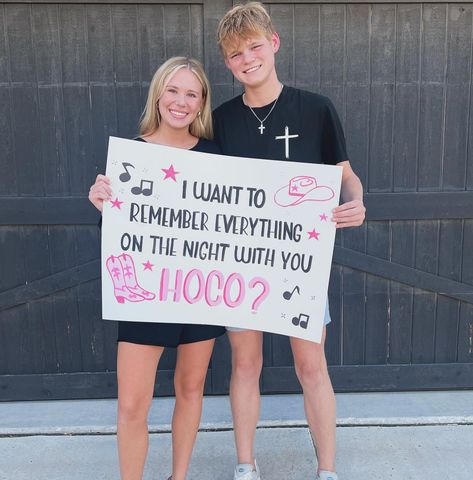 These two blondies are going to hoco! 🎶💗🤠💗🎶 #argyletx #hoco2024 #texashomecoming Country Hoco, Western Hoco, Hoco Aesthetic, Hoco Posters, Hoco Signs, Cute Hoco Proposals, Prom Proposals, Cute Prom Proposals, Hoco Inspo