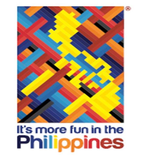 It's more fun in the Philippines brand Travel Taglines, Tourism Branding, Philippines Wallpaper, Philippines Logo, Branding Campaign, San Simon, Philippines Tourism, Logo Guidelines, Visit Philippines