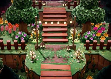 Acnh Build Idea, Acnh Design Ideas, Acnh Terraforming Ideas, Animal Crossing Build Ideas, Acnh Island Design Ideas, Cottagecore Animals, Cottagecore Animal Crossing, Ac Ideas, Acnh Inspiration