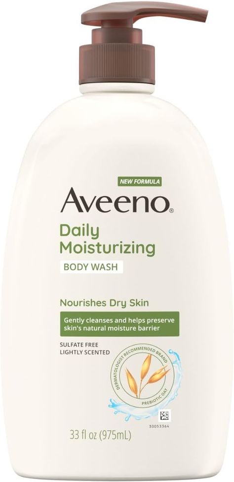 Amazon.com: Aveeno: Daily Moisturizing Aveeno Daily Moisturizing Body Wash, Aveeno Body Wash, Oil Body Wash, Body Gel, Skin Therapy, Dry Sensitive Skin, Moisturizing Body Wash, Moisturizer For Dry Skin, Smoother Skin