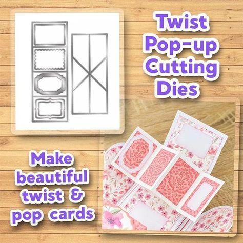 Twist Pop, Tarjetas Pop Up, Cardmaking Techniques, Old Greeting Cards, Fancy Fold Card Tutorials, Idee Cricut, Card Making Templates, Scrapbook Gift, Cards Homemade