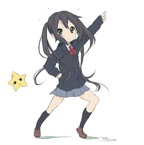 Azunyan K On Fanart, Azusa K On, Azusa Nakano, Kyoto Animation, Cute Little Drawings, Cartoon Jokes, Cute Chibi, Cute Anime Pics, Manga Comics