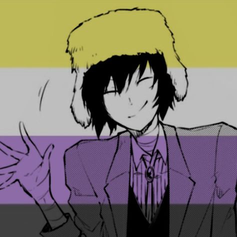 You met Nonbinary Sigma, now get ready for Nonbinary Dazai! Nonbinary Anime Pfp, Non Binary Pfp, Non Binary, Anime Pfp, Get Ready, Anime, Quick Saves, Art, Kawaii