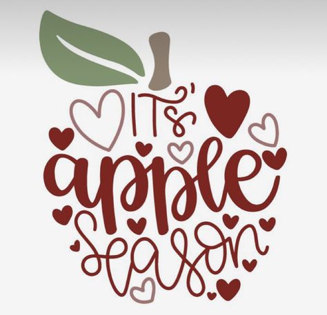 Scrapbooking Quotes, Apple Quotes, Painted Window Art, Jan Brett, Vinyl Creations, Holiday Embroidery, Free Vintage Printables, Apple Decorations, Apple Season