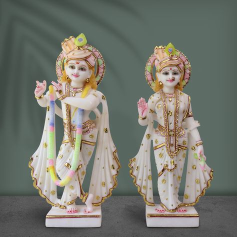 #handicraftbazaar_india #handmademarble #hindugodstatues #marbleart #radhakrishnastatue #marbledecor #templedecor #spirituality #divinity #homedecoration #marblehomedecor #marblecraftsmanship #godlyfigures #premiumqualitymarble #bhaktiart #radhakrishnaart #homealtar #devotion #bhaktiyantra #divinecouple #janmashtamicelebration #devotionalliving #sacredspace #godlypresence #pujaessentials #marblelove #handicraftbazaar Radhe Krishna Murti, Lord Radha, Krishna Ji Murti, Krishna Murti, Radha Krishna Murti, Radha Krishna White Marble Murti, Marble Radha Krishna Statue, Marble Products, Ganesh Photo