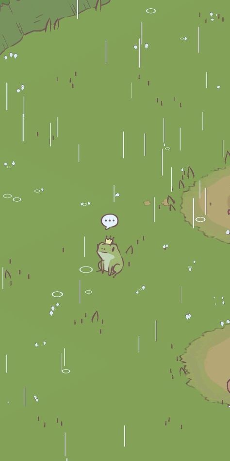 Cute Frog Wallpaper, Frog Cat, Cat Soup, Frog Wallpaper, Cute Frog, In The Rain, The Rain, Green