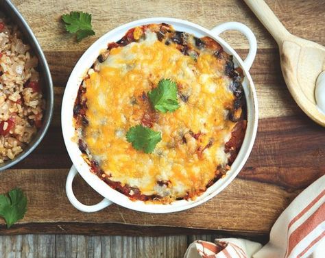 Learn more about Southwestern Black Bean Casserole from SideChef! Healthy Meals Ideas, Black Bean Casserole, Healthy Casserole Recipes, Meals Ideas, Mexican Casserole, Healthy Casseroles, Bean Casserole, Healthy Dishes, Meatless Meals