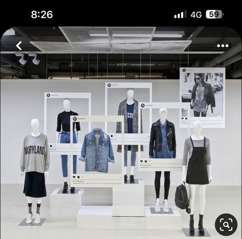 Vm Display Ideas Fashion, Exhibition Booth Design Clothing, Fashion Pop Up Store Ideas, Exhibition Booth Design Fashion, Art Gallery Set Up Ideas, Trendy Retail Store Design, Clothing Exhibition Display Ideas, Fashion Display Exhibitions, Fashion Exhibition Display Ideas