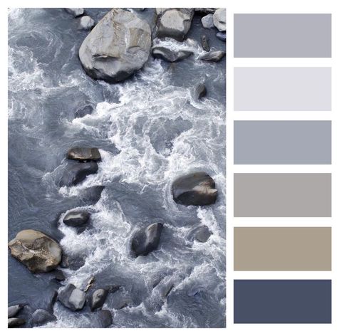 Silver Color Palette, Grey Nature, Water World, Beige Color Palette, Grey Palette, House Color Palettes, Stunning Hairstyles, Room Styles, Color Schemes Colour Palettes