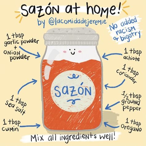 Sazon Recipe, Sazon Seasoning, Dc Food, Adobo Seasoning, Puerto Rican Recipes, Homemade Spices, Homemade Seasonings, Latin Food, Seasoning Blend