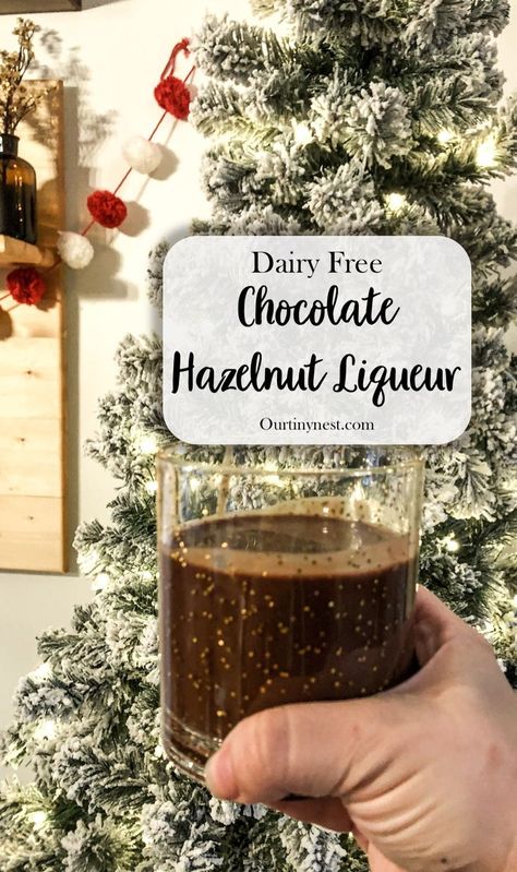 dairy free chocolate hazelnut liqueur Hazelnut Liquor, Truffle Recipe Christmas, Dairy Free Creamer, Boozy Hot Chocolate, Homemade Irish Cream, Boozy Chocolate, Oven Fries, Christmas Truffles, Dairy Free Cream