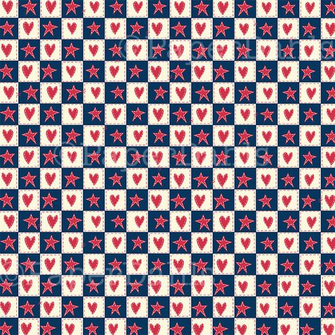 Patriotic Patchwork Icons 12"x12" Digital Scrapbook Page, Hearts, USA, Stars, Americana, Red, White & Blue - INSTANT DOWNLOAD - 1 pdf, 1 jpg by PaperDahlsLLC on Etsy Patriotic Scrapbook, Blue Scrapbook, Ombres Portées, Scrapbook Printing, Happy Birthday Girls, Drop Shadow, Photo Album Scrapbooking, Unique Cards, Blue Heart