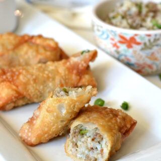 Cajun Dirty Rice Egg Rolls with Creole Dipping Sauce - Southern Made Simple Rice Egg Rolls, Cajun Appetizers, Cajun Dirty Rice, Country Sausage, Rice Egg, Creole Cooking, Cajun Dishes, Cajun Food, Cajun Creole Recipes