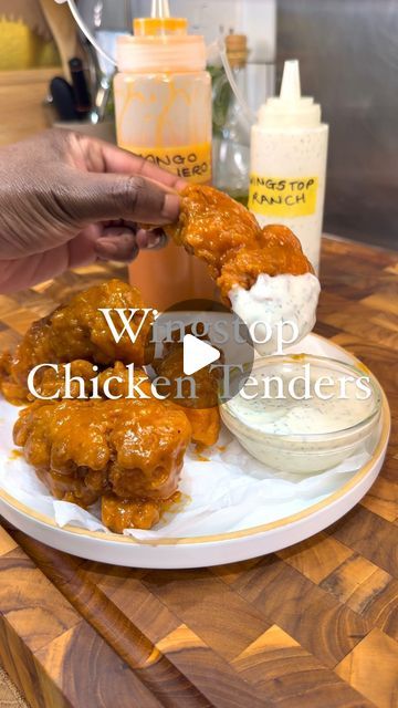 Catherine • Food & Lifestyle Creator 📸🎬 on Instagram: "RECIPE ⬇️ Wingstop Chicken Tenders 🍗 Crunchy, crispy and full of flavour 😋 Check out the step by step tutorial below.

Ingredients 

⏺️ Chicken tender marinade 

- Chicken tenders - 500g
- Salt - 1/2 teaspoon 
- Garlic powder - 1 teaspoon 
- Onion powder - 1 teaspoon

⏺️ Seasoned flour

- Plain flour - 150g
- Potato starch - 200g
- Baking powder - 1 teaspoon 
- Garlic powder - 2 tablespoons 
- Onion powder - 2 tablespoons 
- Paprika - 1 teaspoon 
- Pepper - 1/2 teaspoon
- Chicken bouillon - 1 1/2 tablespoons 
- Salt - 1/2 teaspoon 

⏺️ Wet batter 

- 4 x tablespoons of the seasoned flour 
- Egg x 1 
- Cold water - 100ml 

1. Marinade the chicken tenders with salt, pepper, garlic powder and onion powder.

2. In another bowl mix toge Wingstop Chicken Tenders, Chicken Tender Marinade, Chicken Tender Batter Recipe, Chicken Tender Recipes Baked, Wet Batter, Lifestyle Creator, Marinade Chicken, Ramen Recipes Easy, Fried Chicken Tenders