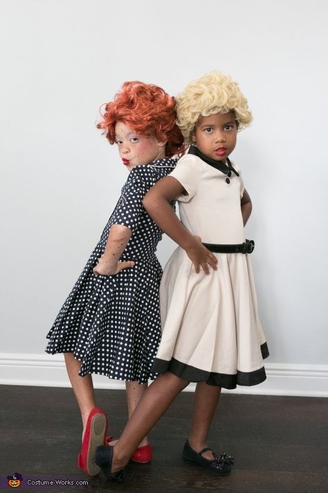 Lucy and Ethel - 2019 Halloween Costume Contest Lucy And Ethel Costumes, Lucy And Ethel, Something Creative, Homemade Costume, Costume Works, Halloween Costume Contest, Costume Contest, Diy Costumes, Girl Costumes