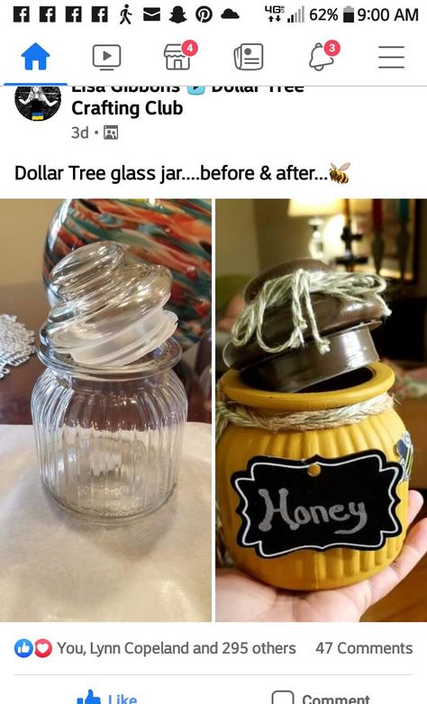 Diy Honey Jar Craft, Bumble Bee Gift Ideas, Honey Bee Home Decor, Bee Centerpiece Ideas Diy, Diy Bee Theme Decor, Diy Beehive Decoration, Bee Diy Decor, Dollar Tree Bee Crafts, Diy Bee Decorations